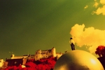 THE PAST IS PART OF THE PRESENT — Aerochrome: Salzburg castle