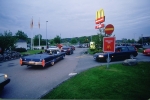 SEASONALITY — McD's summer midnight sales plunge in winter.  Kungälv, Sweden