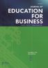 Mark Pruett business professor website JEB journal of education for business image